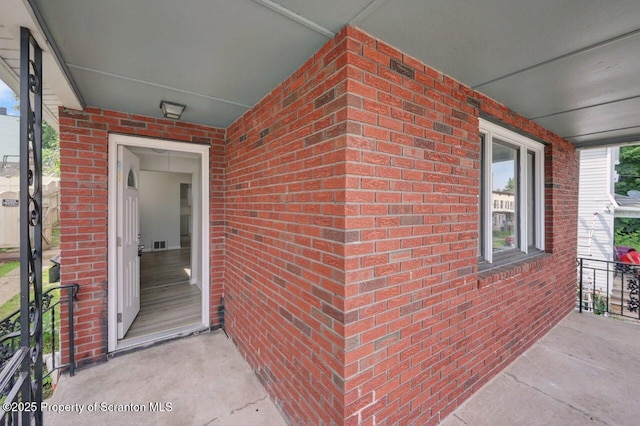446 10th Ave, Scranton, PA 18504 - entrance to property with brick siding