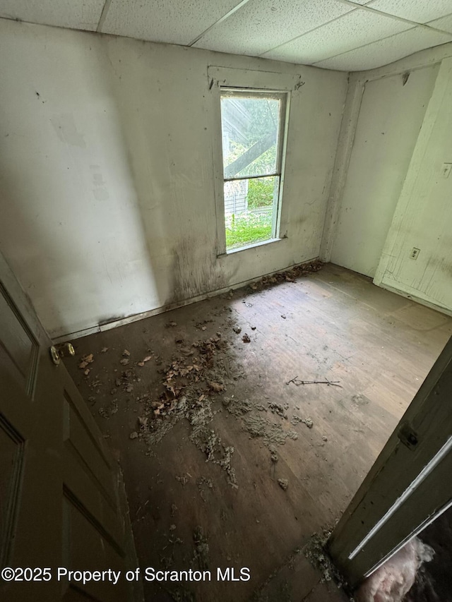 41 William St, Hallstead, PA 18822 - spare room with a paneled ceiling