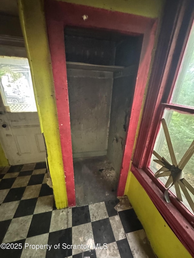 41 William St, Hallstead, PA 18822 - corridor with tile patterned floors