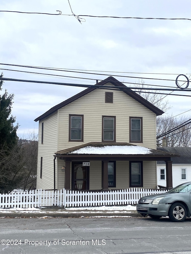 view of front of home