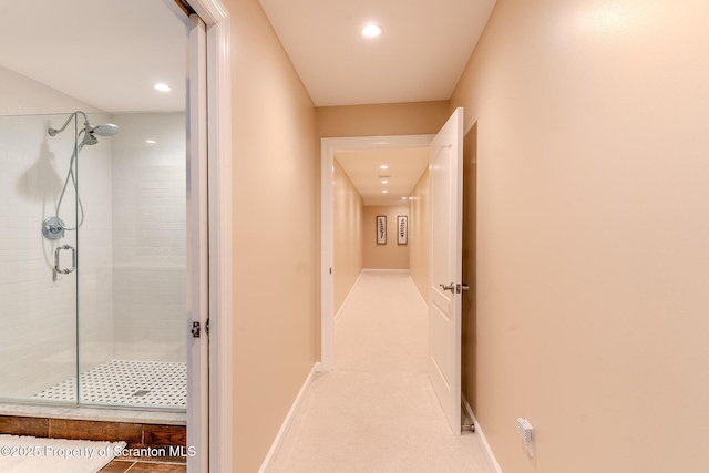 941 Old State Rd, Clarks Summit, PA 18411 - corridor with recessed lighting and baseboards