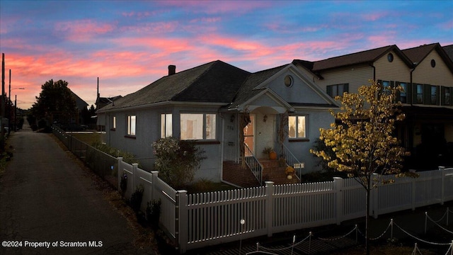 view of front of property