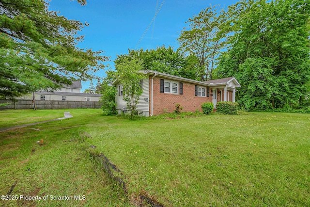 331 Drake St, Old Forge, PA 18518 - view of side of property featuring brick siding