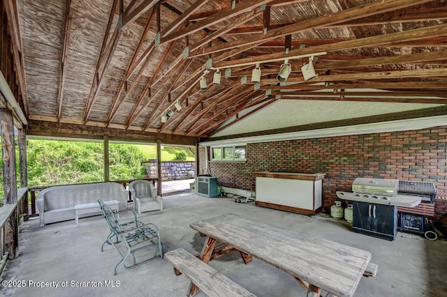 1130 Stafford Ave, Scranton, PA 18504 - view of patio with grilling area
