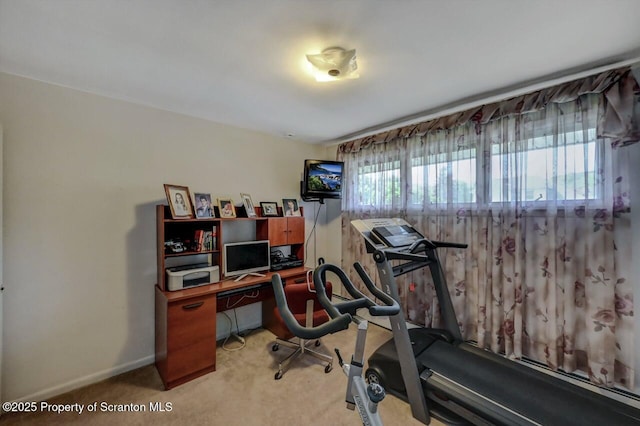 1130 Stafford Ave, Scranton, PA 18504 - office area featuring light colored carpet and baseboards