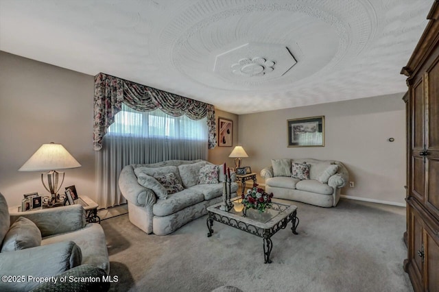 1130 Stafford Ave, Scranton, PA 18504 - living area with carpet flooring and baseboards