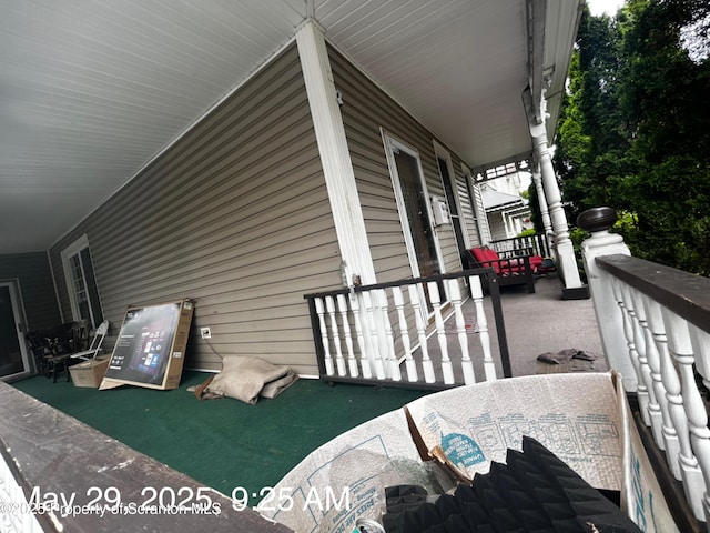 215 S Hyde Park Ave, Scranton, PA 18504 - view of covered porch