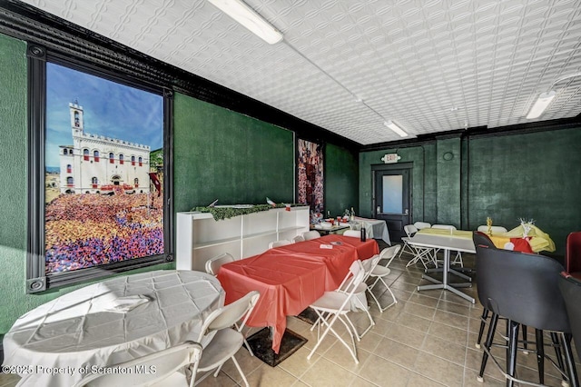 interior space featuring tile patterned floors