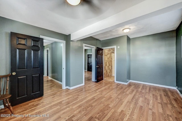 interior space featuring light hardwood / wood-style floors