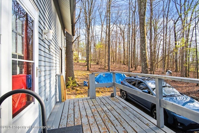 180 E Shore Dr, Dingmans Ferry, PA 18328 - view of wooden deck