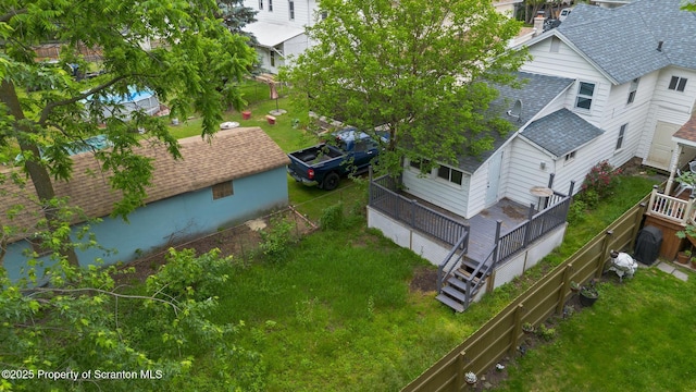 121 Throop St, Scranton, PA 18508 - bird's eye view