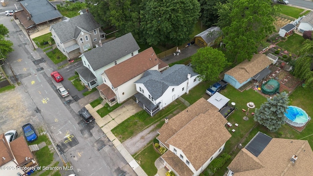 121 Throop St, Scranton, PA 18508 - aerial perspective of suburban area