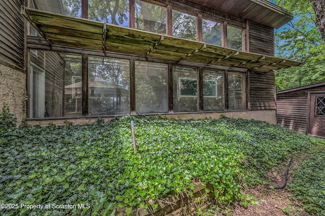1300 Dundaff St, Dickson City, PA 18519 - view of unfurnished sunroom