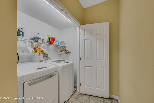 129 Wyndham Rd, South Abington Twp, PA 18411 - washroom featuring washing machine and clothes dryer