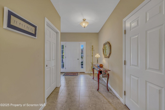 129 Wyndham Rd, South Abington Twp, PA 18411 - entrance foyer featuring baseboards and light tile patterned flooring