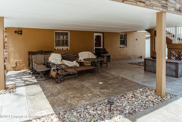 view of patio / terrace with an outdoor hangout area