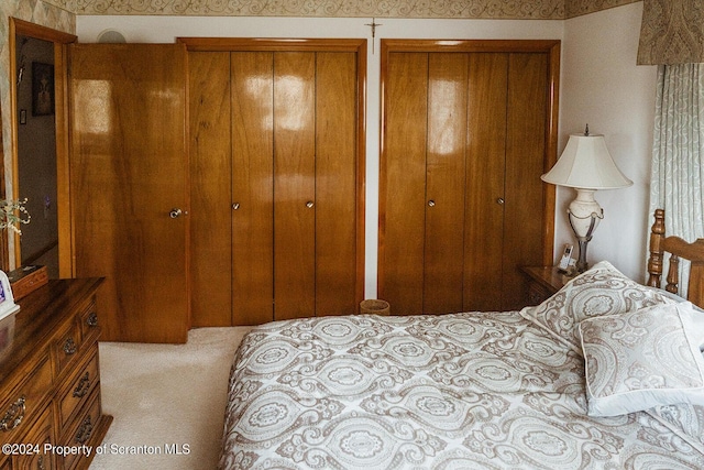 bedroom featuring carpet floors