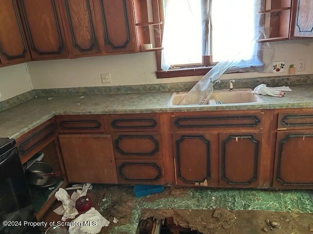 kitchen featuring sink