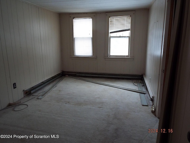 75 Hamlin Hwy, Moscow, PA 18444 - spare room with wooden walls and french doors