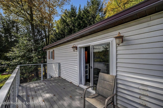 266 Warren Park Rd, New Milford, PA 18834 - view of wooden deck