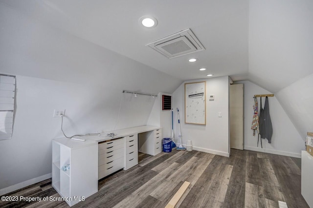 266 Warren Park Rd, New Milford, PA 18834 - additional living space with lofted ceiling, wood finished floors, recessed lighting, and baseboards