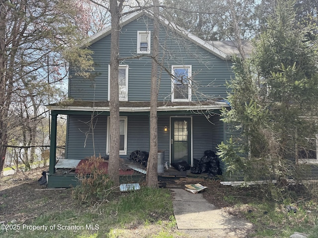 view of front facade with covered porch