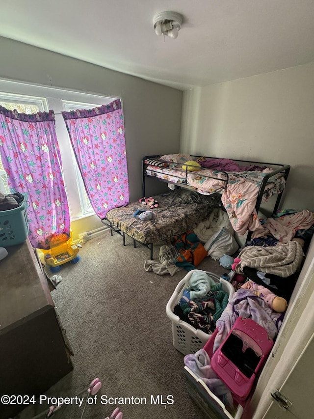 bedroom featuring carpet floors