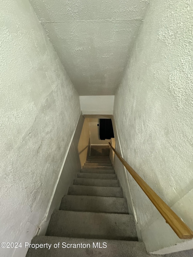 view of staircase