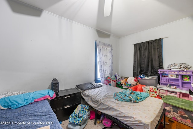 424 Hudson St, Forest City, PA 18421 - bedroom featuring crown molding