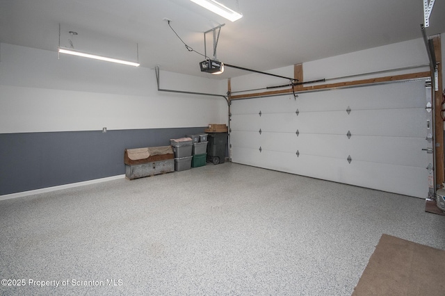 224 Shadow Wood Cir, Archbald, PA 18403 - garage featuring a garage door opener