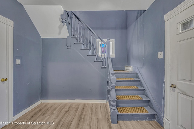 336 Grand Ave, Clarks Summit, PA 18411 - stairs with wood finished floors