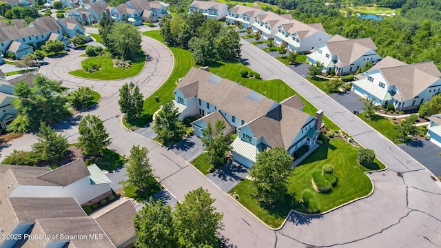 2103 Robinson Close, Moosic, PA 18507 - aerial view of residential area featuring a large body of water