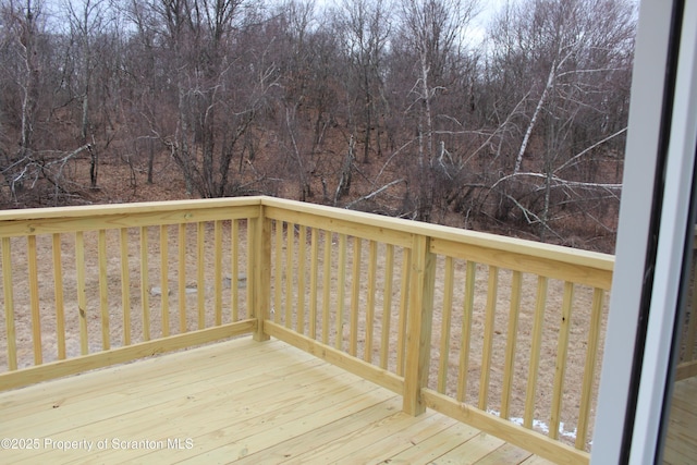 view of deck