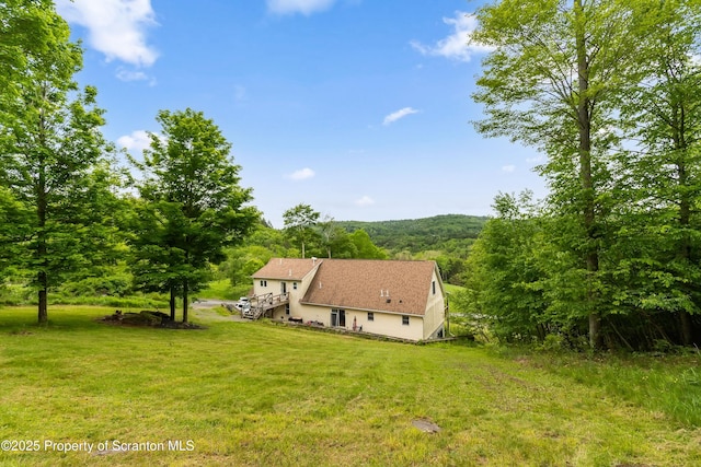 240 R Hirkey Rd, Meshoppen, PA 18630 - aerial view of property and surrounding area featuring a forest