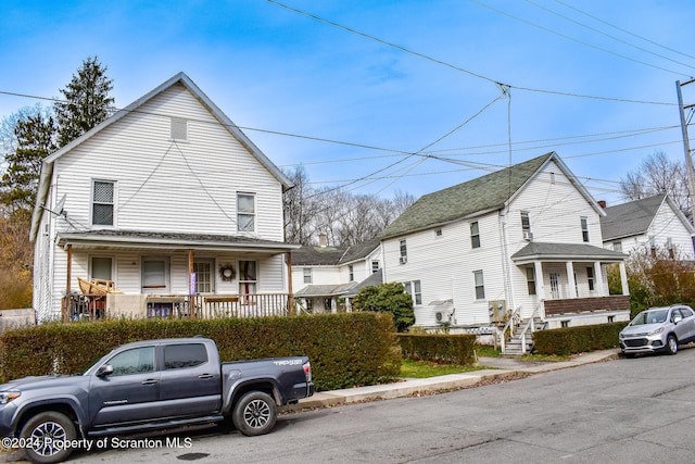 front of property featuring covered porch