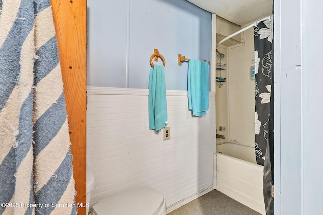 215 St Fr Cabrini Ave Unit Fr, Cabrini, Scranton, PA 18504 - bathroom featuring shower / bath combo and toilet