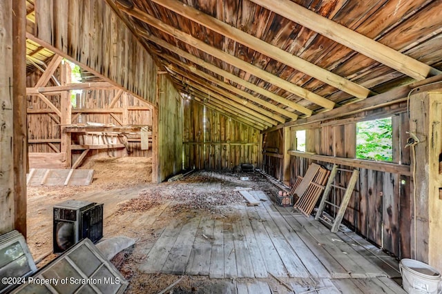 view of attic