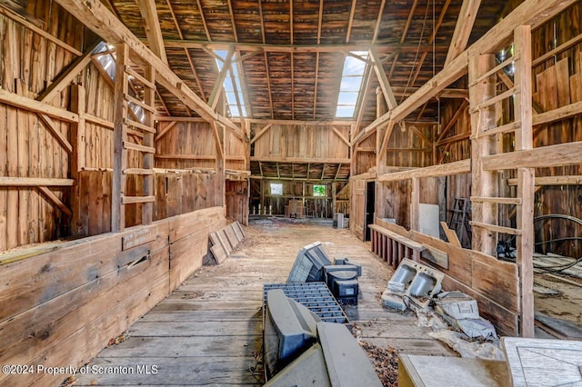 view of horse barn