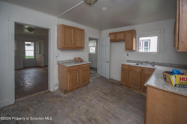 kitchen featuring sink and a wealth of natural light