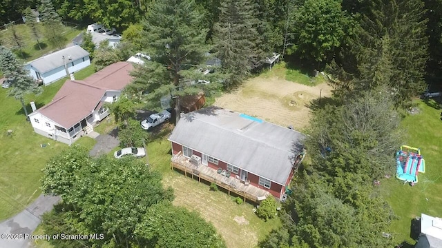 74 Matthews Rd, Spring Brook Twp, PA 18444 - aerial view