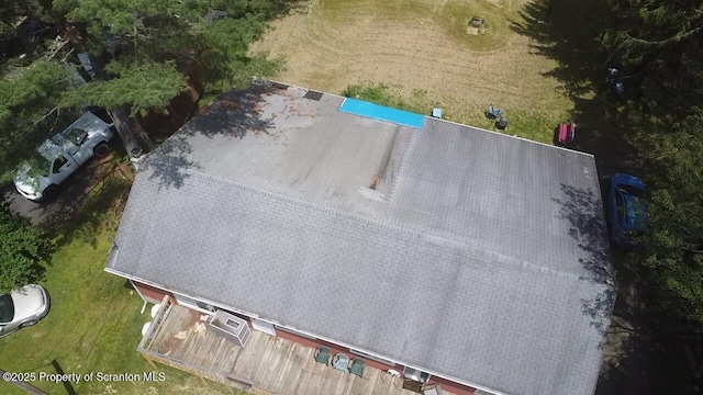 74 Matthews Rd, Spring Brook Twp, PA 18444 - view from above of property