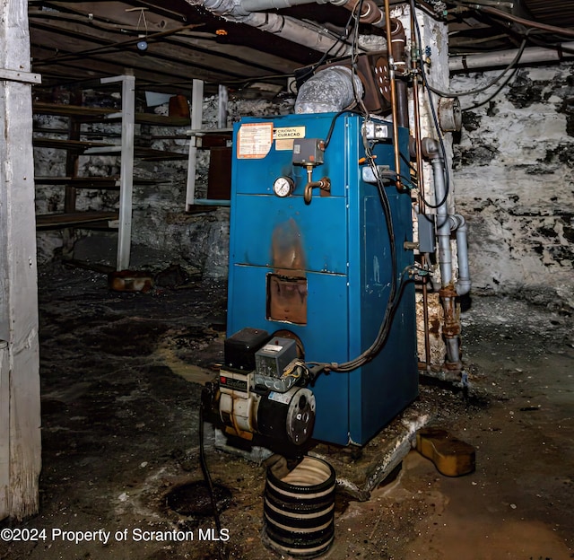 view of utility room