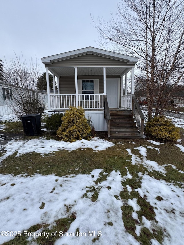 view of front of home