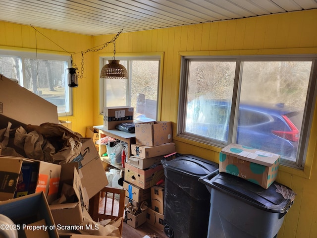 sunroom featuring a wealth of natural light