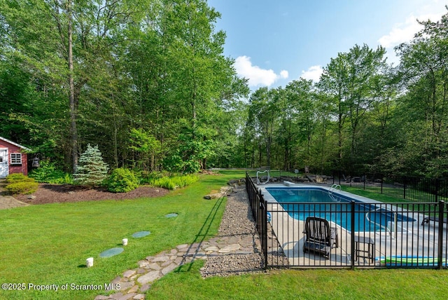 268 Winship Rd, Covington Twp, PA 18444 - view of pool featuring a diving board and a patio area
