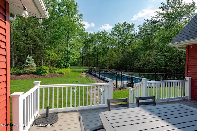 268 Winship Rd, Covington Twp, PA 18444 - deck with outdoor dining space