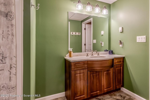 268 Winship Rd, Covington Twp, PA 18444 - full bath featuring vanity and baseboards