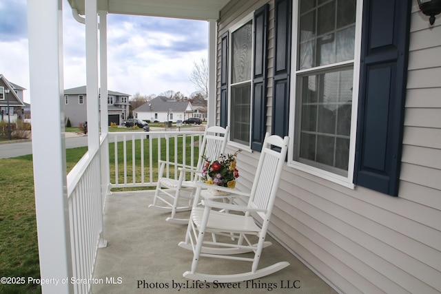 525 Poppy Ln, Moosic, PA 18507 - balcony featuring covered porch and a residential view