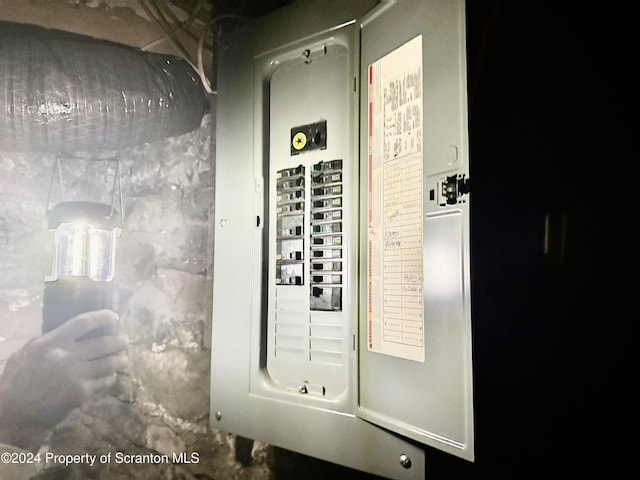 utility room featuring electric panel