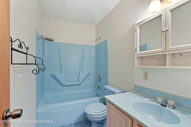 67 Smith Dr, Hallstead, PA 18822 - bathroom with shower / washtub combination, vanity, and toilet